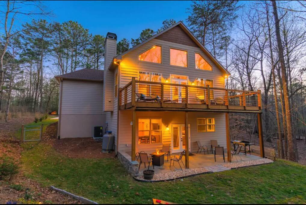 Peaceful Modern Chalet In Ellijay Exterior foto